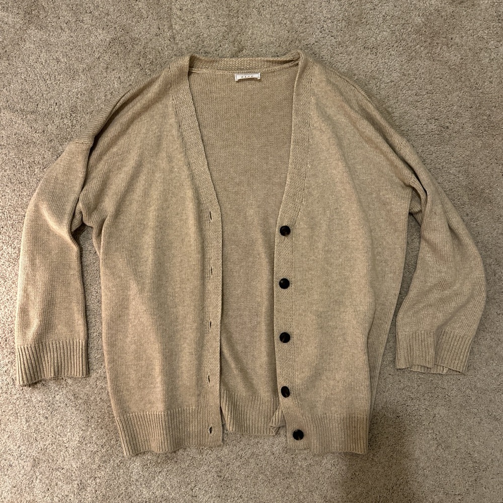 Sage Beige Knit Sweater